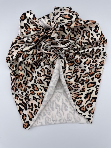 Turban Knoten Turbanknoten mixturban turbanmütze leopard leopardenmuster